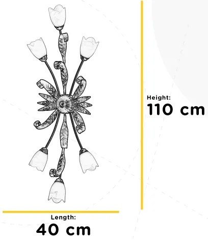 ONLI - Mennyezeti lámpa SONIA 6xE14/6W/230V