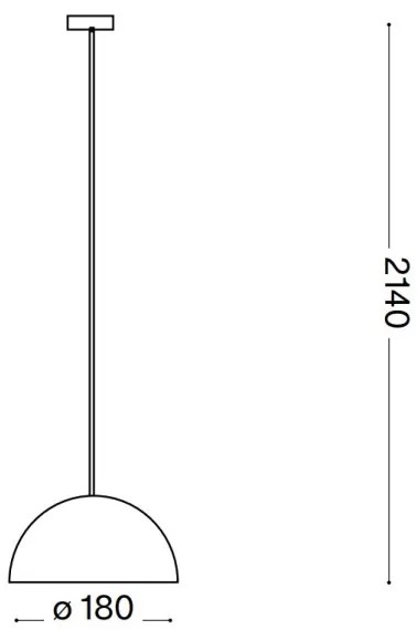 Ideal Lux - Csillár zsinóron FOLK 1xE27/60W/230V átm. 18 cm barna