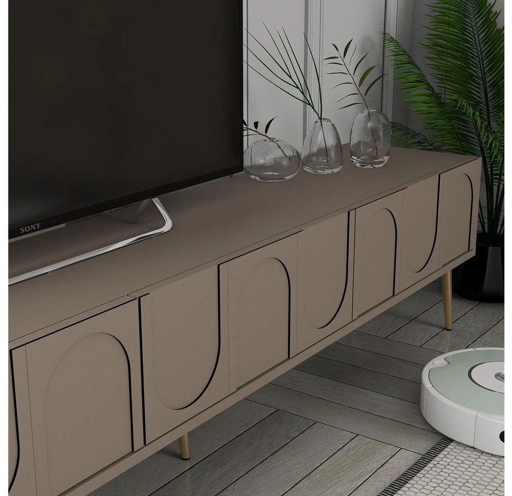 TV asztal/szekrény Bipemu 3 (atlas + fekete) . 1095677