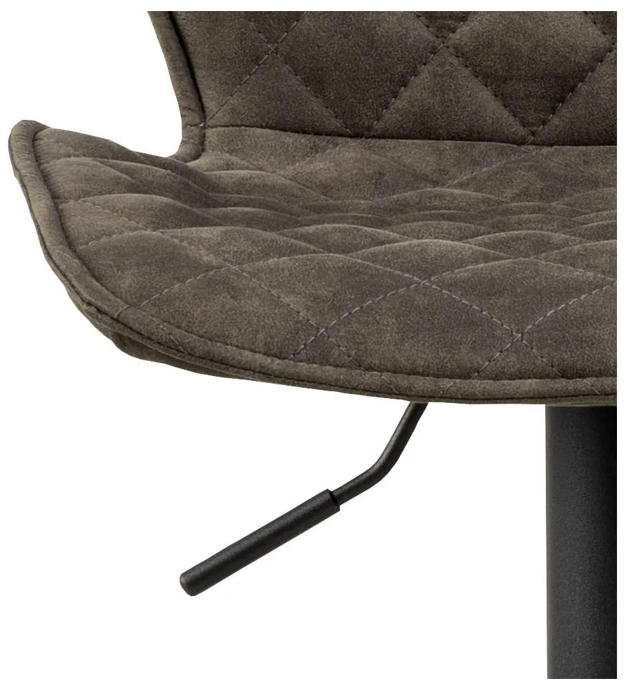 Sötétzöld forgó bárszék szett 2 db-os 116 cm Naomi – Actona