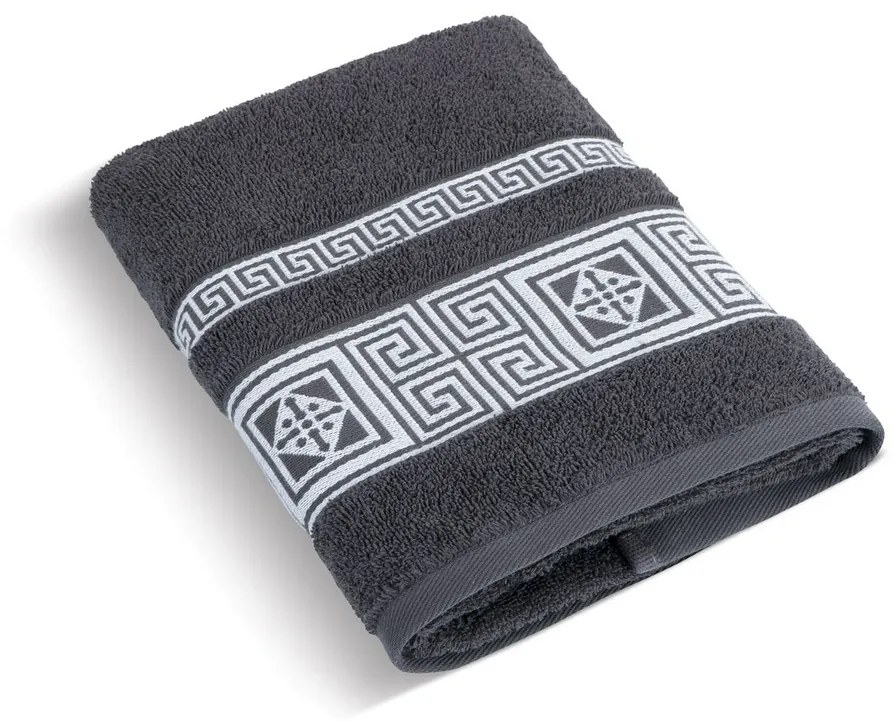 Görög kollekciós törölköző, sötétszürke, 70 x 140 cm