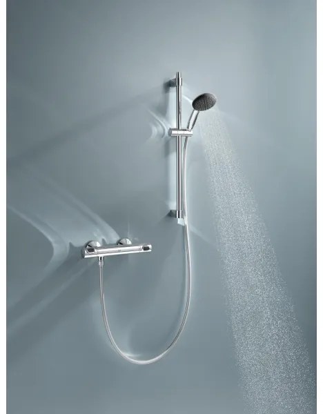 GROHE 34800001 - Termosztátos zuhanycsaptelep PRECISION FLOW 600 mm króm