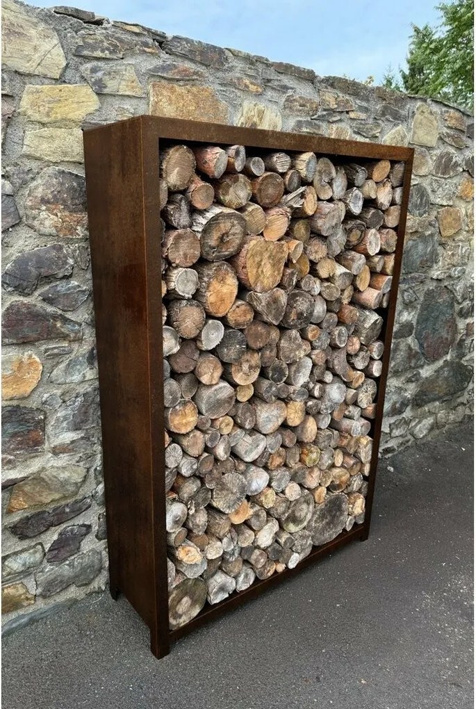 Stora Kerti fáskamra 180 x 120 x 40 cm, corten CORGARDEN 1035