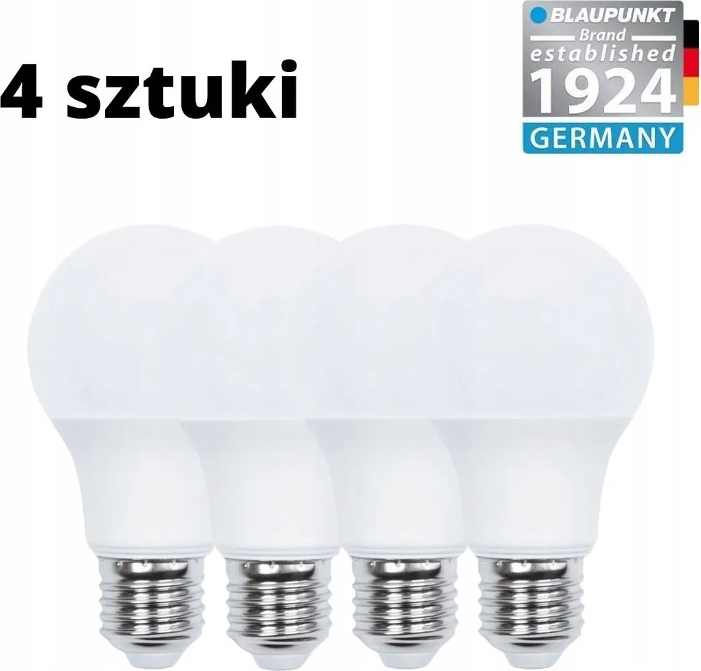Led izzó Blaupunkt A60 E27 9W természetes fehér 4000K 900 lumen 4db
