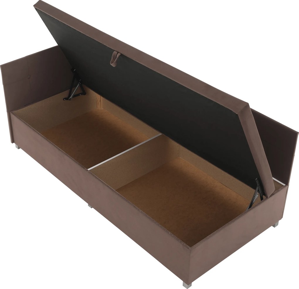 Heverő tárolóhellyel, barna Taupe, AURIA UNI