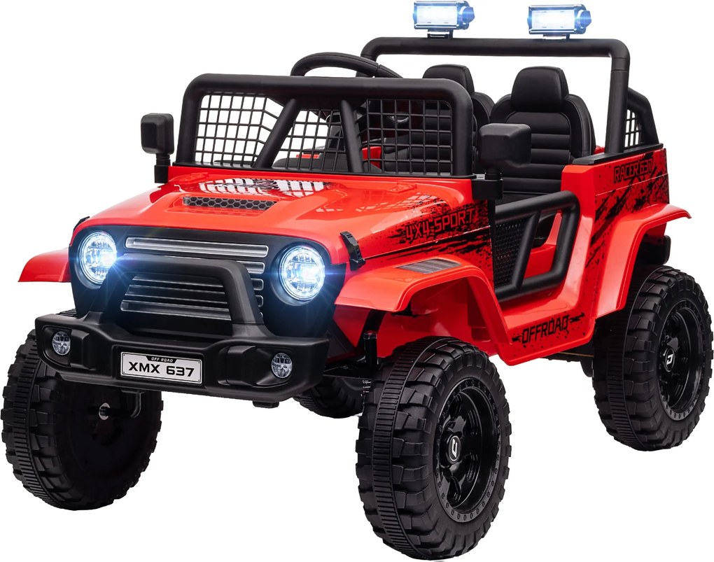 AIYAPLAY Gyerek Elektromos Autó, 12V, 3-5 km/h, 2.4G Távvezérléssel, Ütközéscsillapítókkal, Elektromos Jármű Zenével, Fényszórókkal, Kürttel, MP3, 3-6