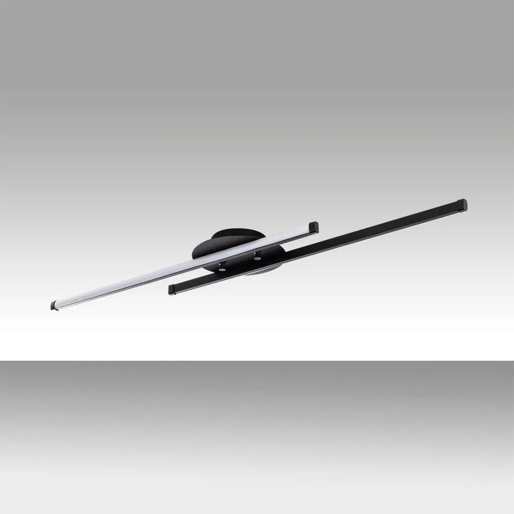 Umut 13296 fekete fém LED függőlámpa, 86 x 17 cm