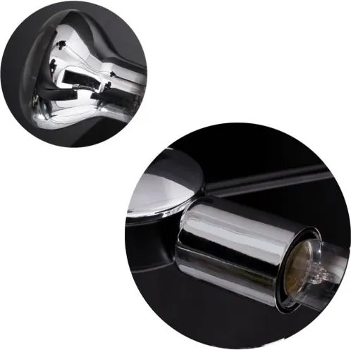 Emibig modern függeszték vieno króm fekete emi512/1