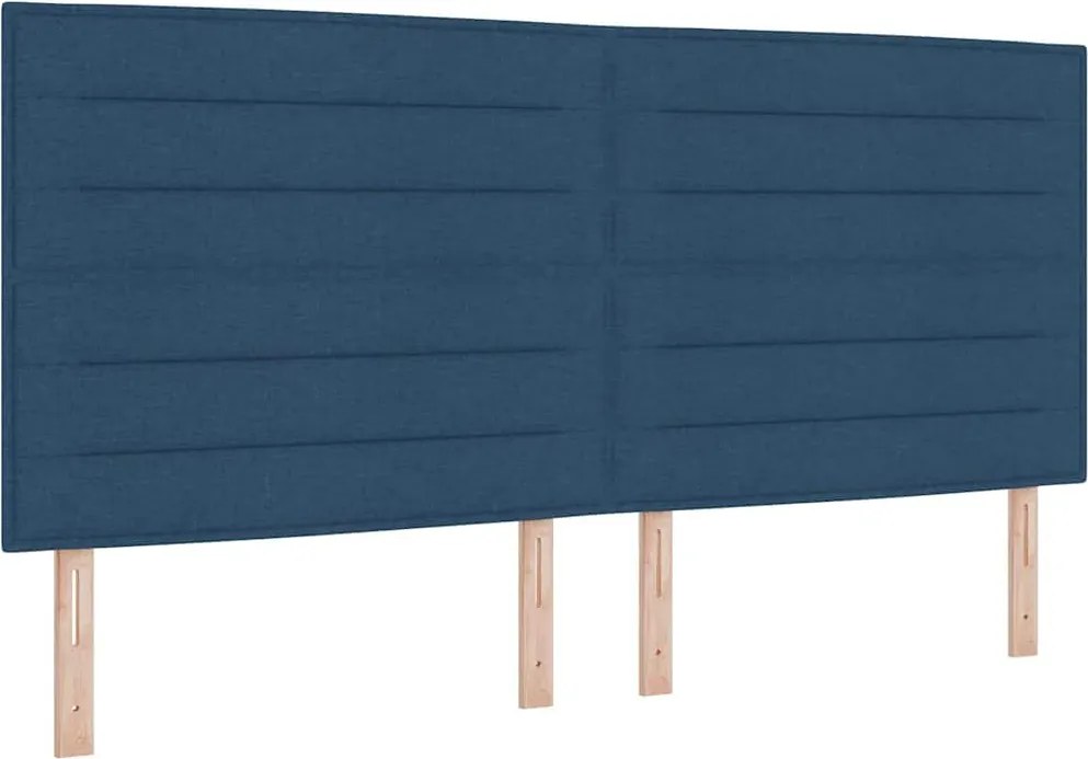 vidaXL Fejtámla Kék 200 cm szövet
