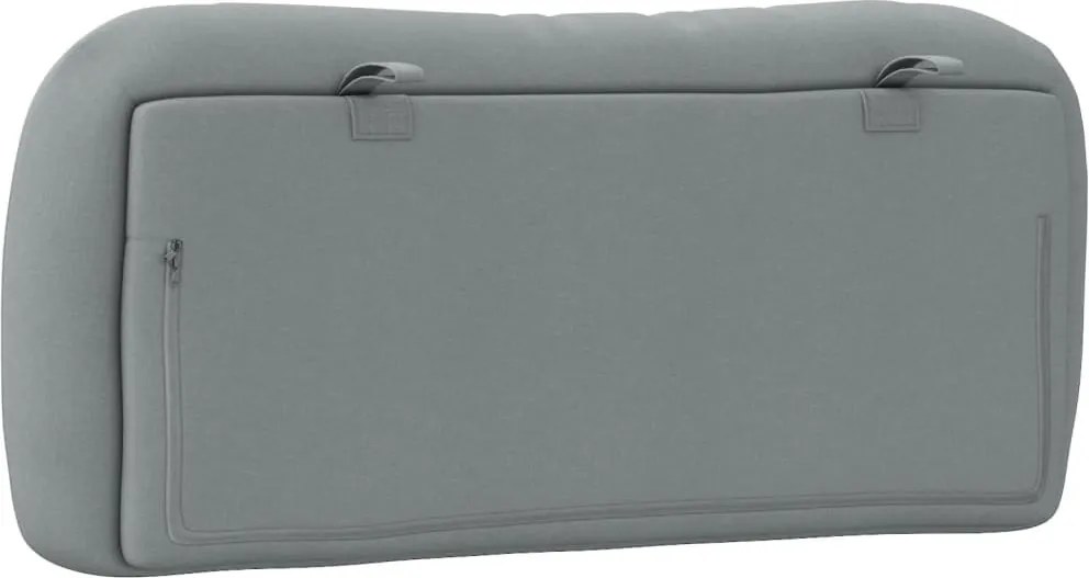 világosszürke szövet fejtámla párna Hvar 90 cm