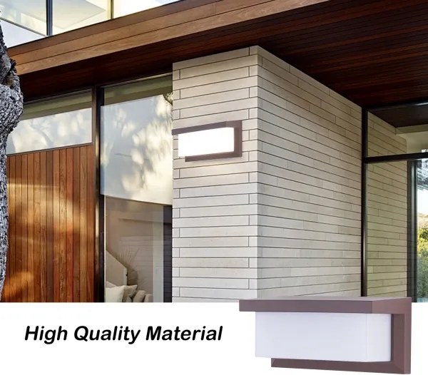 Brilagi - LED RGBW kültéri fali lámpatest BRICKY 1xE27/15W/230V barna IP54