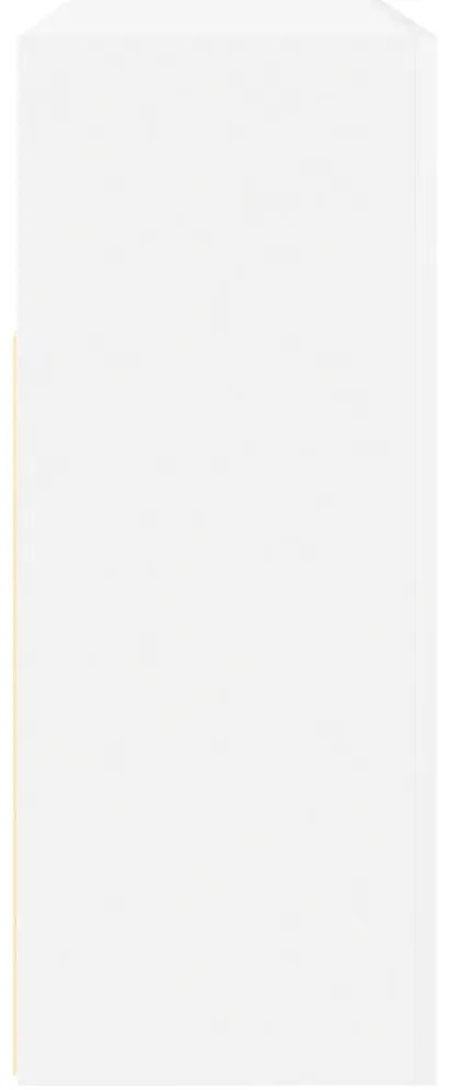 Fehér Oldalszekrény Fehér Mérnöki fa 116 x 30 x 75 cm Modern