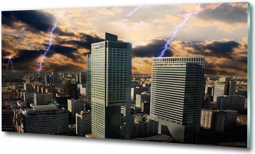 Fotó üvegkép Manhattan New York 100x70