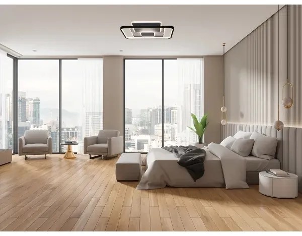 LED Dimmelhető mennyezeti lámpa LED/110W/230V 3000-6500K fehér + távirányítás