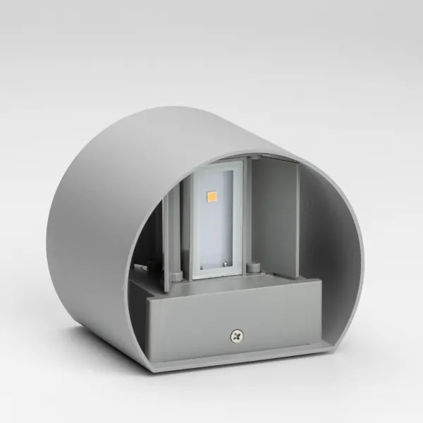 Brilagi - LED Kültéri fali lámpa RONDO LED/6W/230V szürke IP54