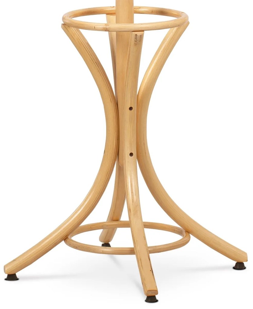 Masszív fa fogas, natúr, 185 cm