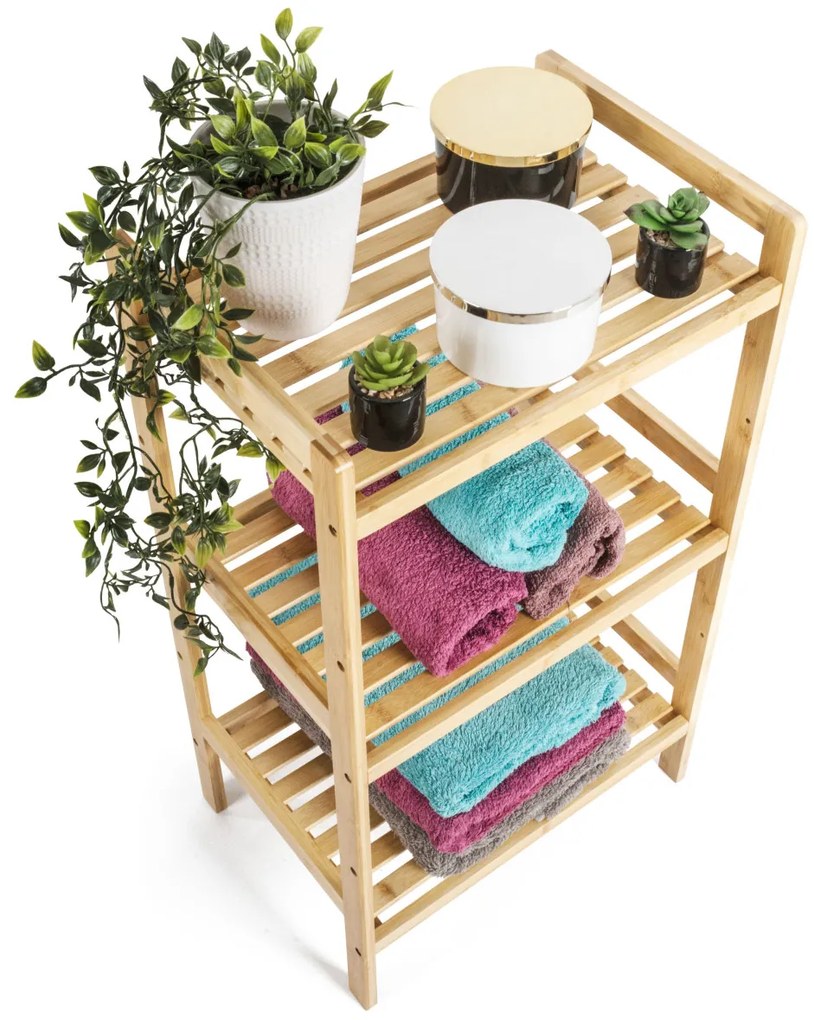 Bambusz polc G21, 3 szintes – sérült csomagolás