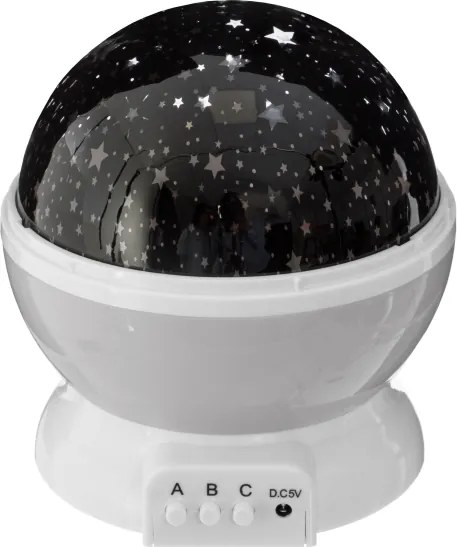 Atmosphera - LED gyerekprojektor 3xAA szürke