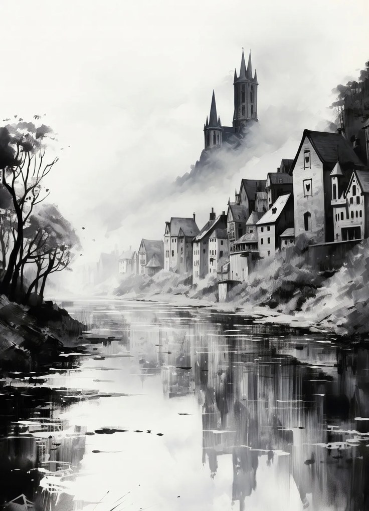 Poszter 20,5x28,4cm Ködös Reflex