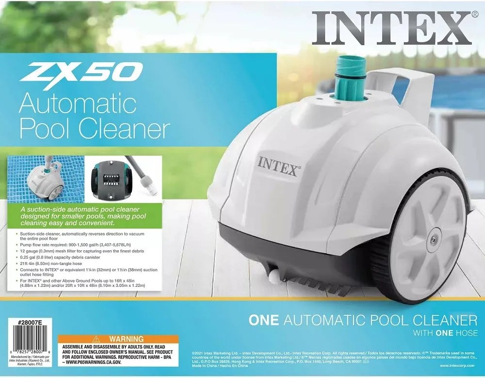 INTEX Auto Pool Cleaner ZX50 automata vízalatti medence porszívó robot (28007)