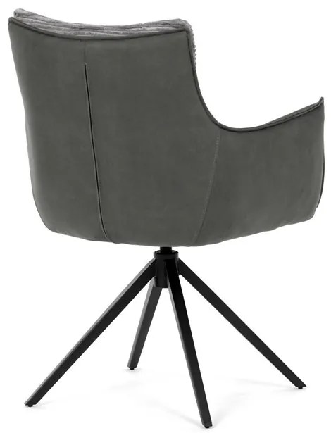 Szürke kordbársony Étkezőszék. DCH-D1345 GREY2