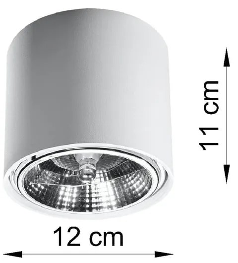 Luigi fehér mennyezeti lámpa - Sollux