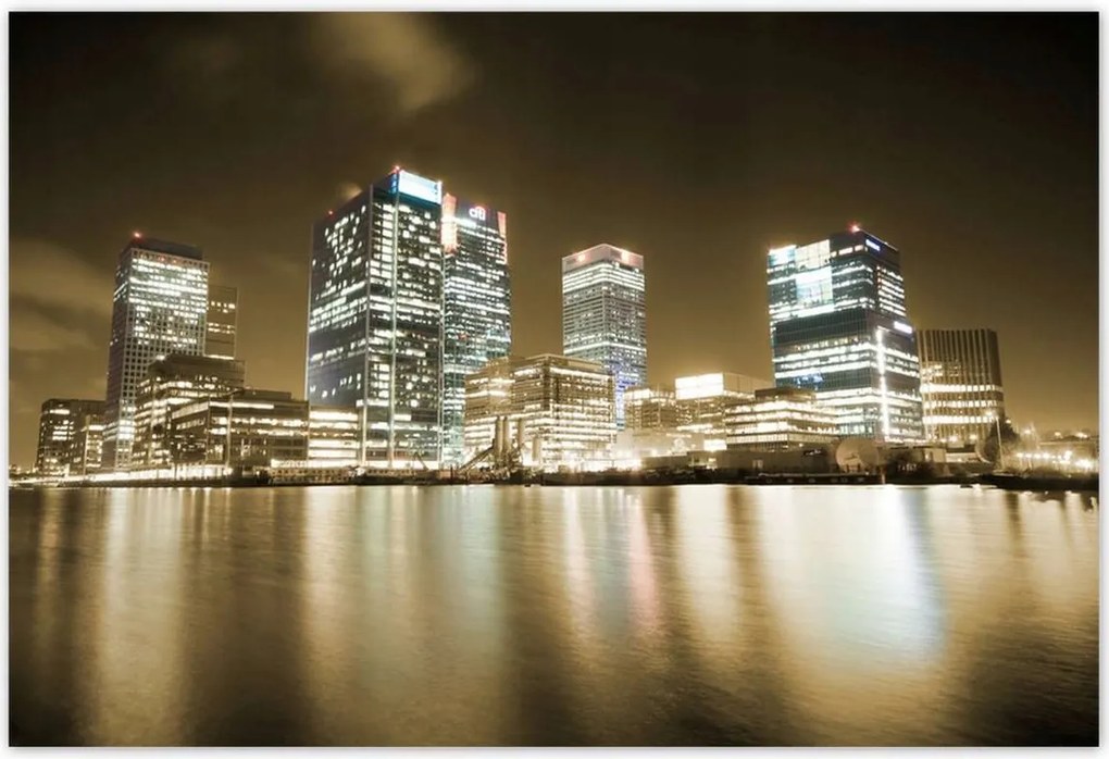 Poszterek 185x125 Sephia Londoni kilátás