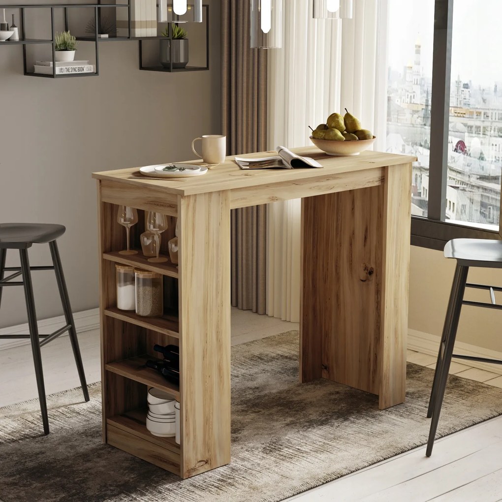 Bárasztal Houseland Masasi tölgy Wotan