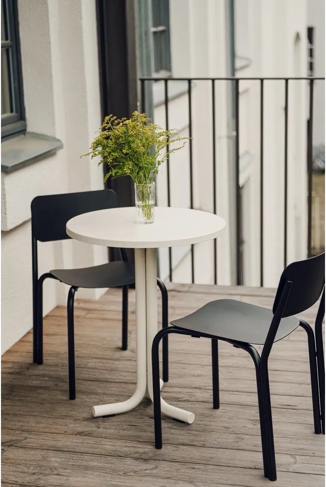 Fekete fém kerti szék Kei – noo.ma