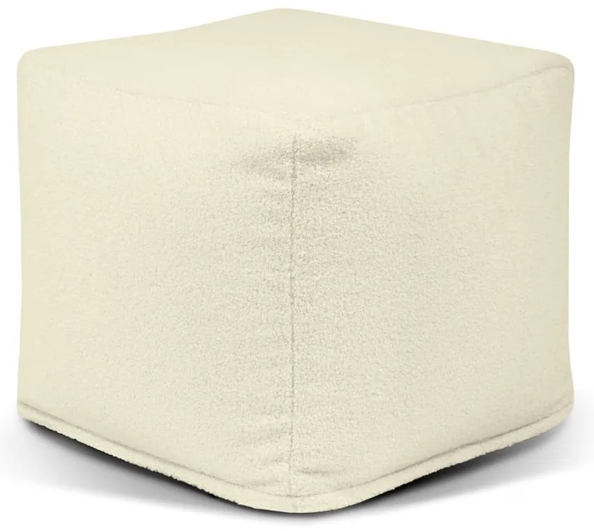 Krémszínű buklé babzsákfotel Up! MooG – SLOWDOWN