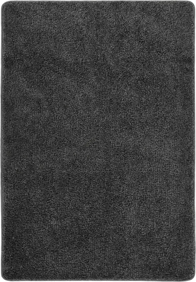 vidaXL sötétszürke csúszásmentes bozontos szőnyeg 120 x 170 cm