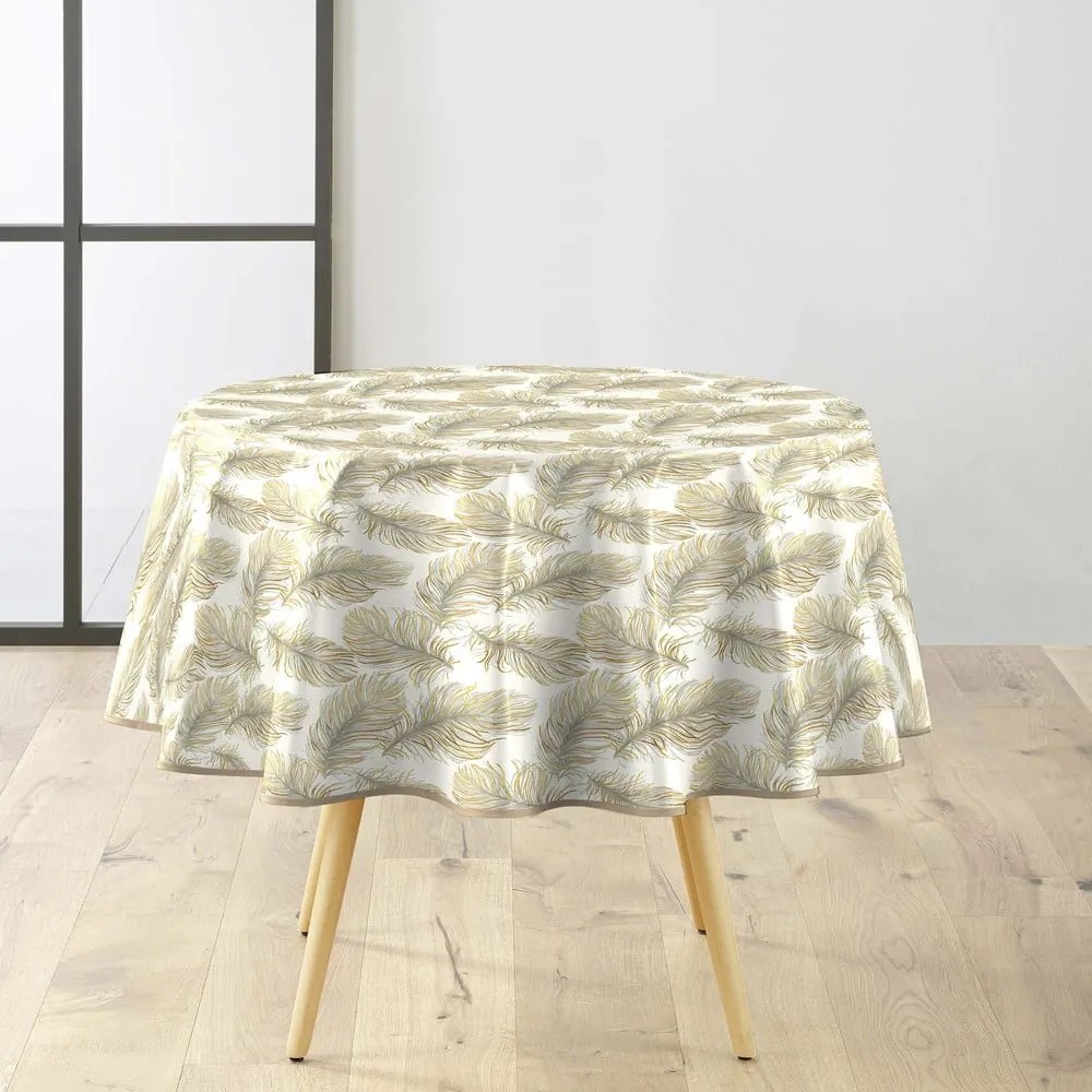 Lemosható asztalterítő ø 160 cm Plumina – douceur d'intérieur