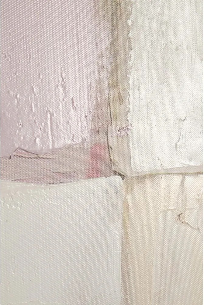 Nyomtatott-kézzel festett részletekkel keretezett-vászon kép 80x120 cm Meldert – Yes Everyday