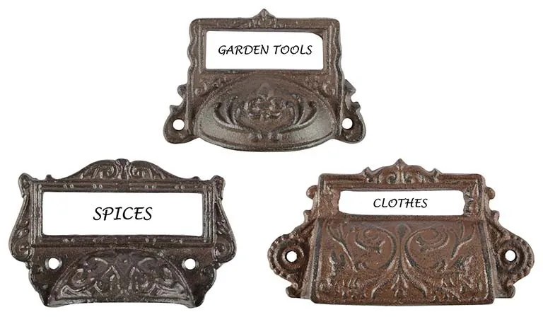 Feliratos öntöttvas fogantyú, A