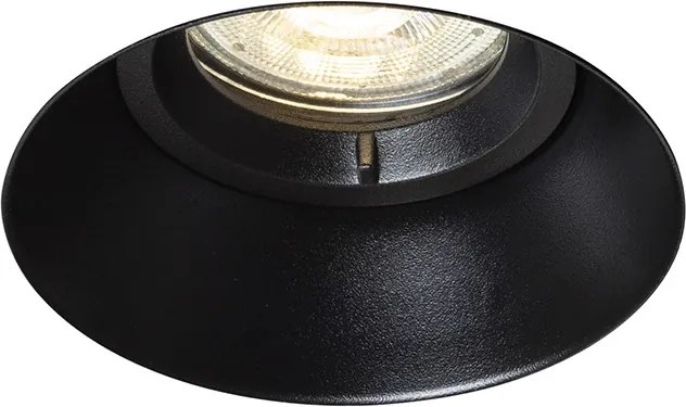 RENDL IPSO R IP65 süllyesztett lámpa fekete 230V LED GU10 9W IP65