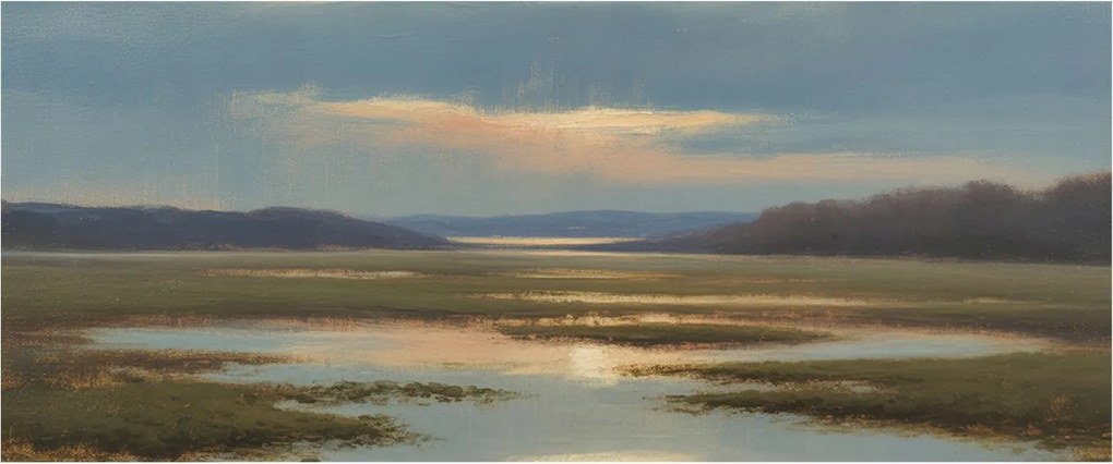 Fotó Fali tapéta Falfestmény Hangulatos táj 250x104 Ragasztó