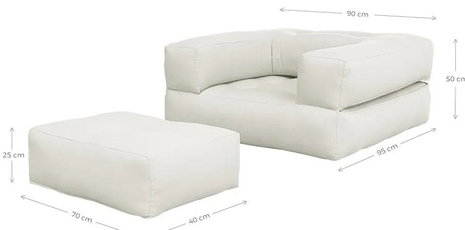 Cube Olive Green variálható fotel - Karup Design