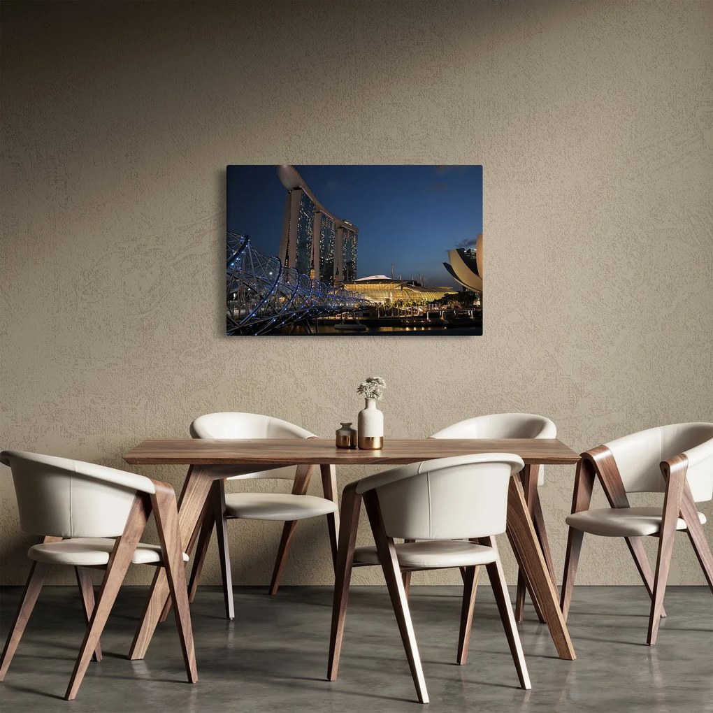 Modern metropolisz képe (90x60 cm)
