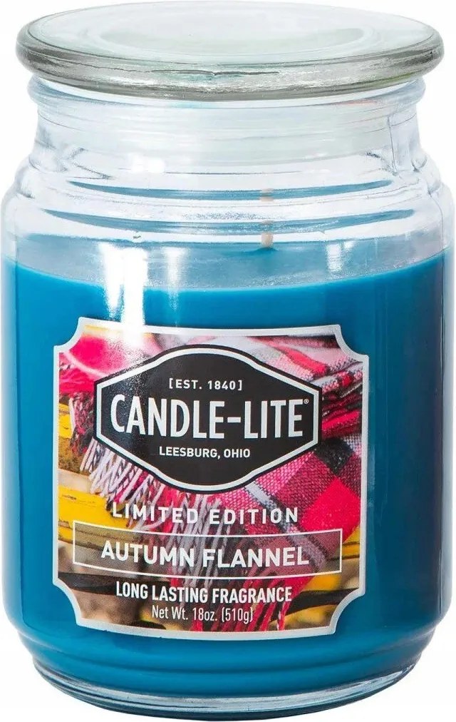 Nagy méretű Autumn Flannel gyertya Candle-lite