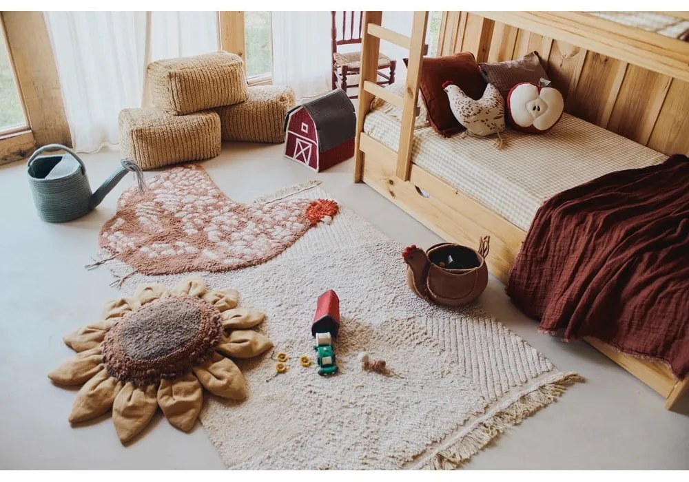 Mustársárga gyerek babzsákfotel Haystack – Lorena Canals