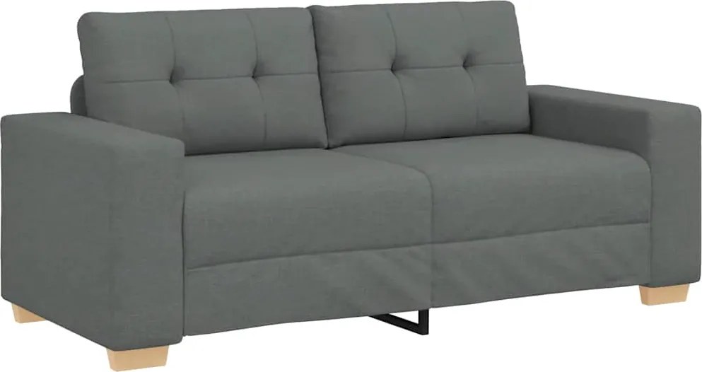 vidaXL sötétszürke szövet loveseat kanapé 180x77x82 cm