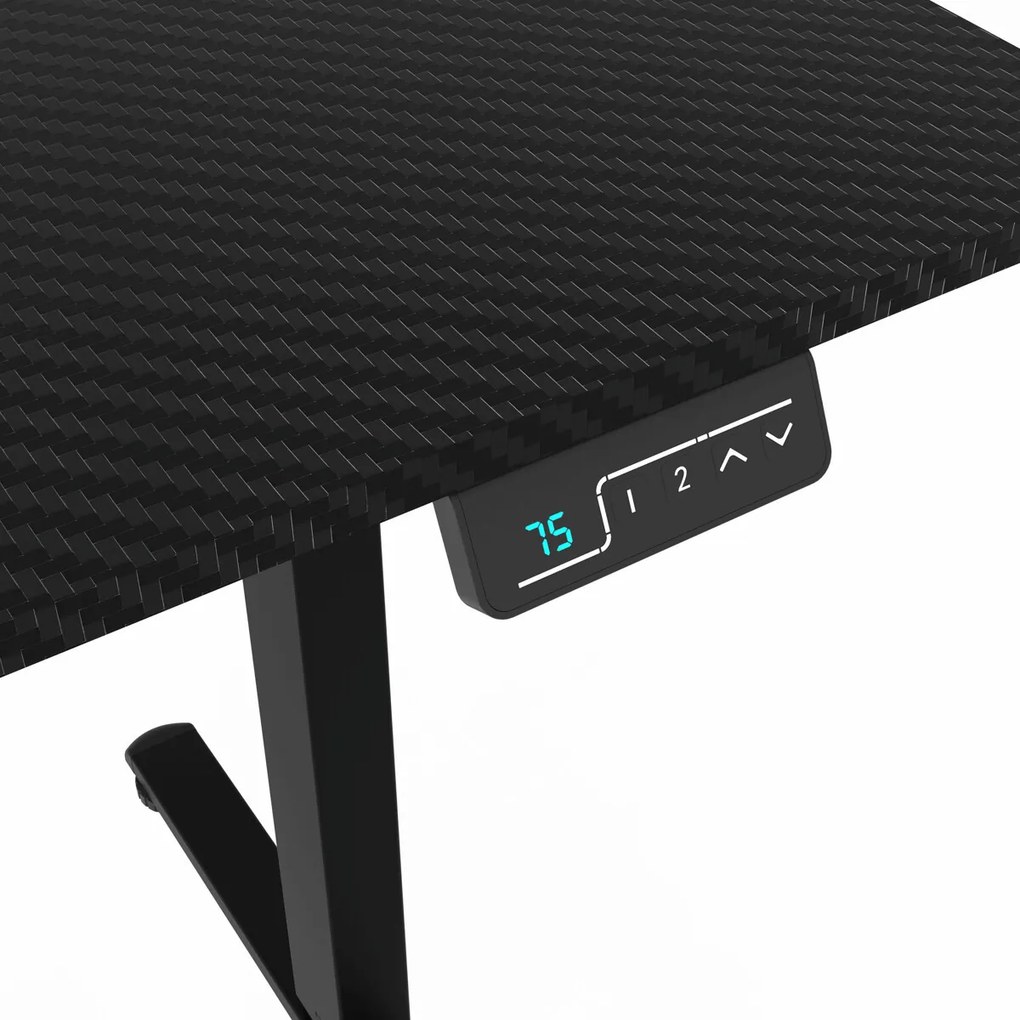 LUMEN RGB LED gamer asztal 160 × 60 cm
