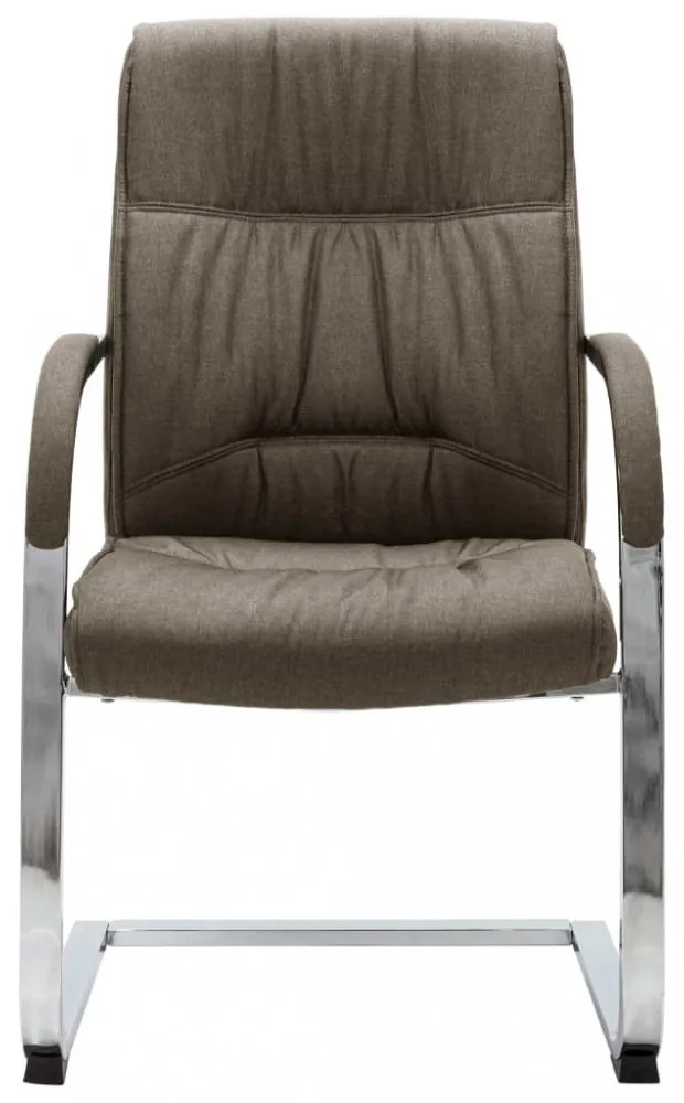 Tópszínű konzolos szövet irodaszék