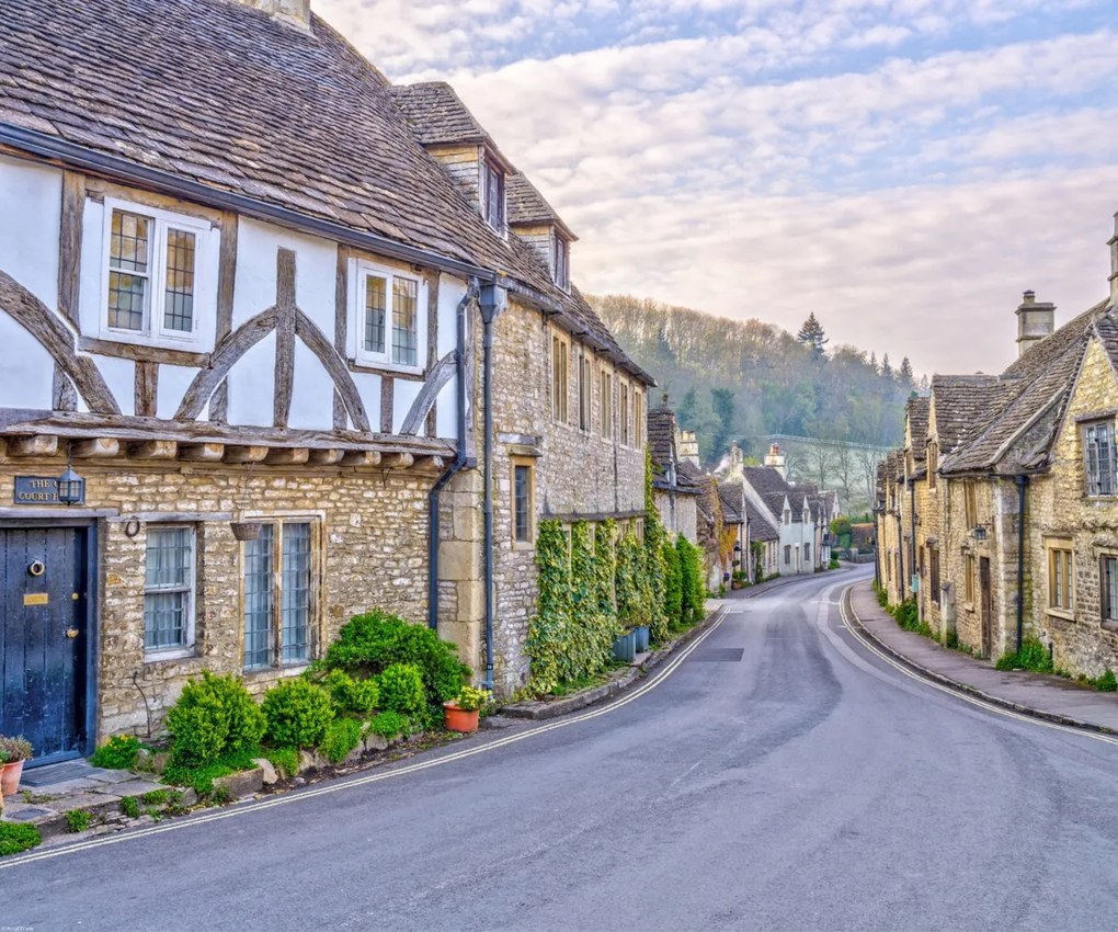 Poszter 60x50cm Kő házikók, Assaf Frank