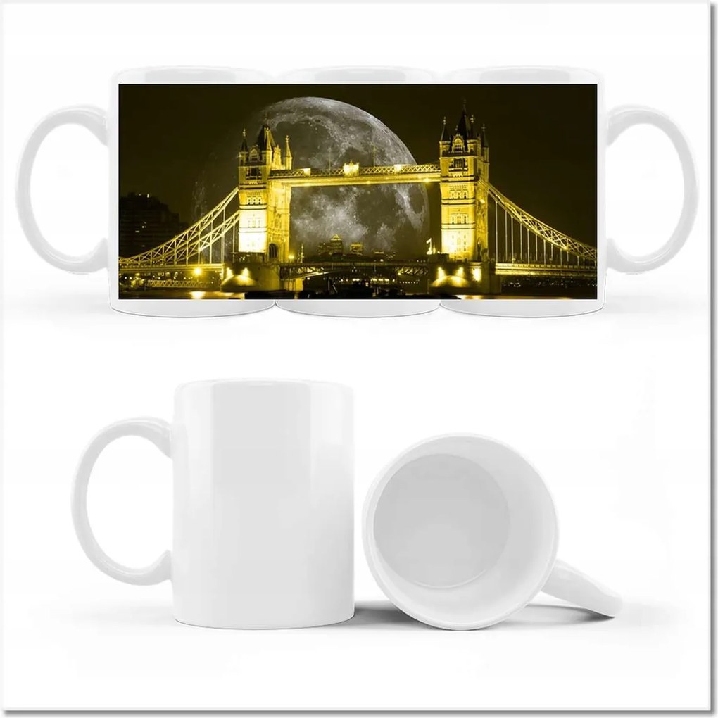 Nyomott mintás bögre London Tower Bridge Uk Bridge