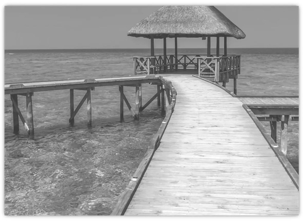 Üveg kép - Maldív-szigetek (70x50 cm)