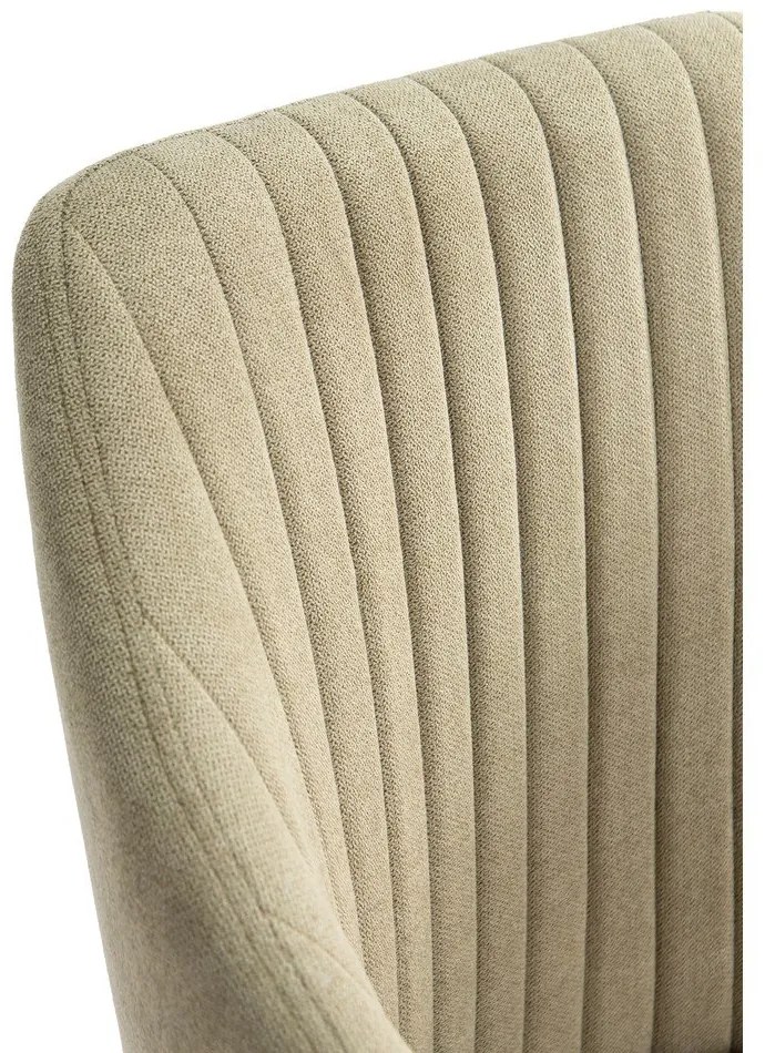 Világoszöld kárpitozott étkezőfotel szett 2 db-os Nadi – Marckeric