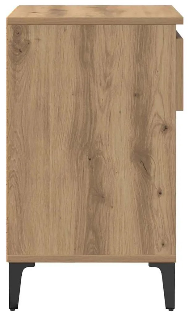 Cipőszekrény fiókkal kézműves tölgy 102 x 36 x 60 cm Faanyag