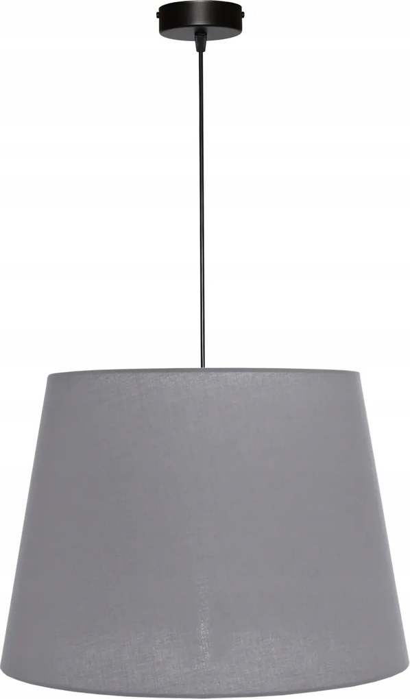 Lámpa Függő Csillár E27 Piszkos Szürke Lámpabúra Kúp 34x44 h29 Mirano