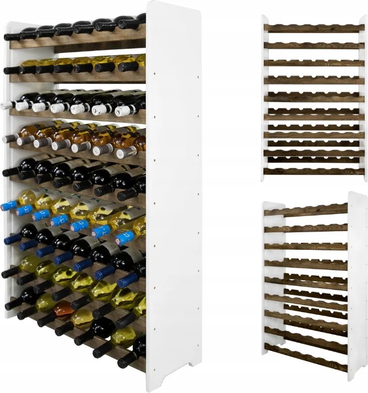 Bortartó állvány tölgyfa bortartó állvány fa palacktartó állvány 63cipő Tölgy